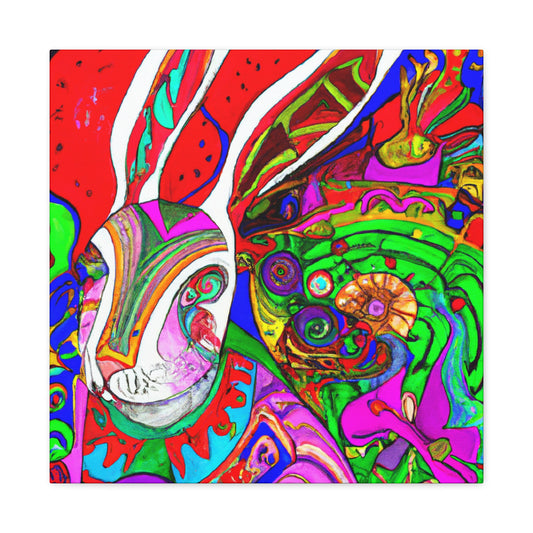 Rabbit in Pop Art - Canvas