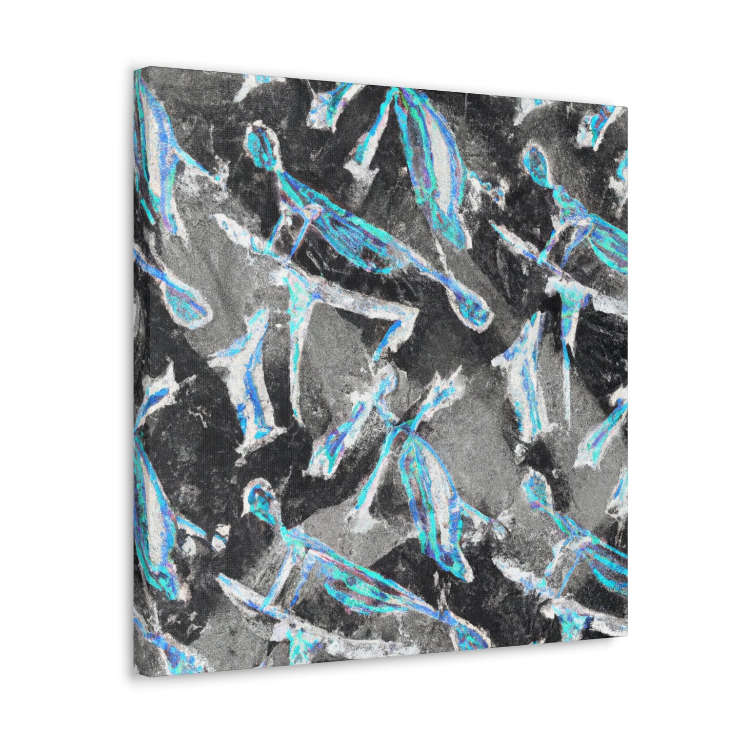 Blue Jay Abstracted - Canvas