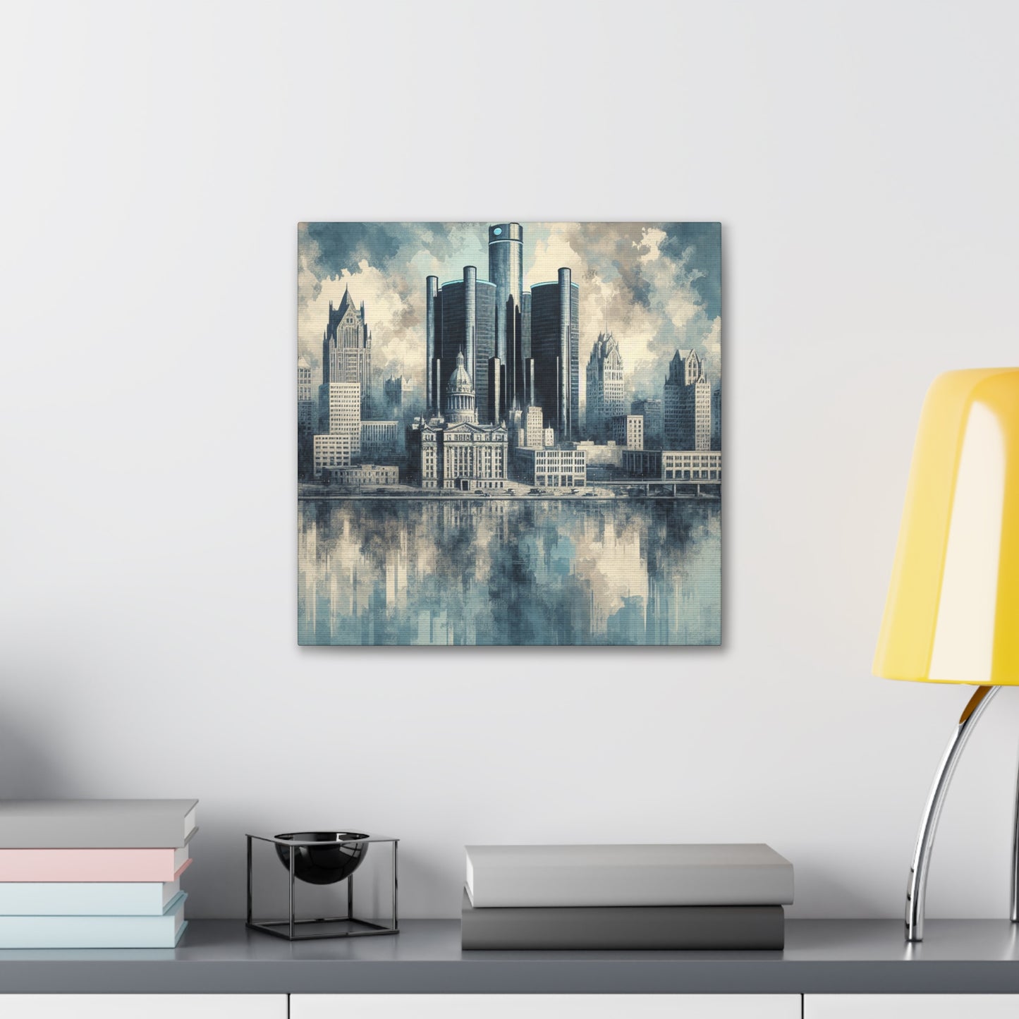 "Resplendent Detroit Reverie" - Canvas