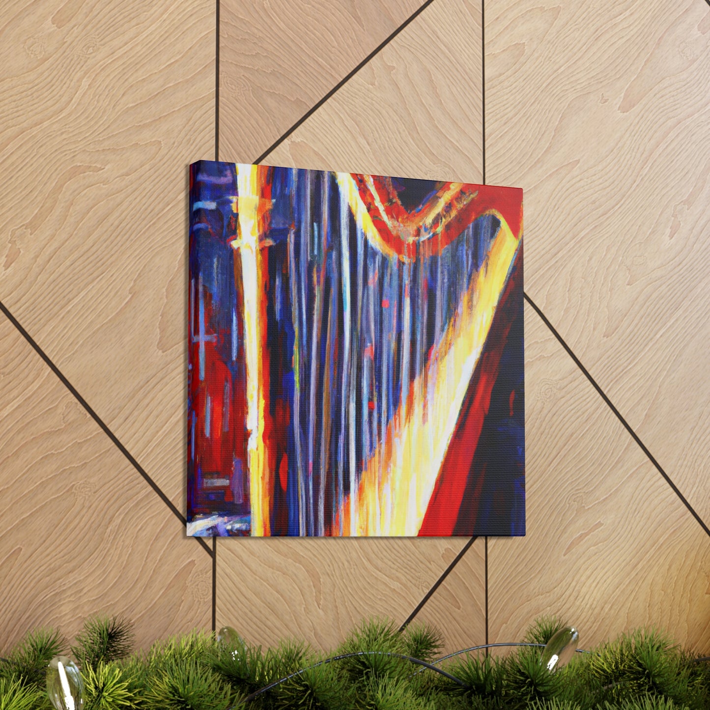 Harp in Impressionism - Canvas