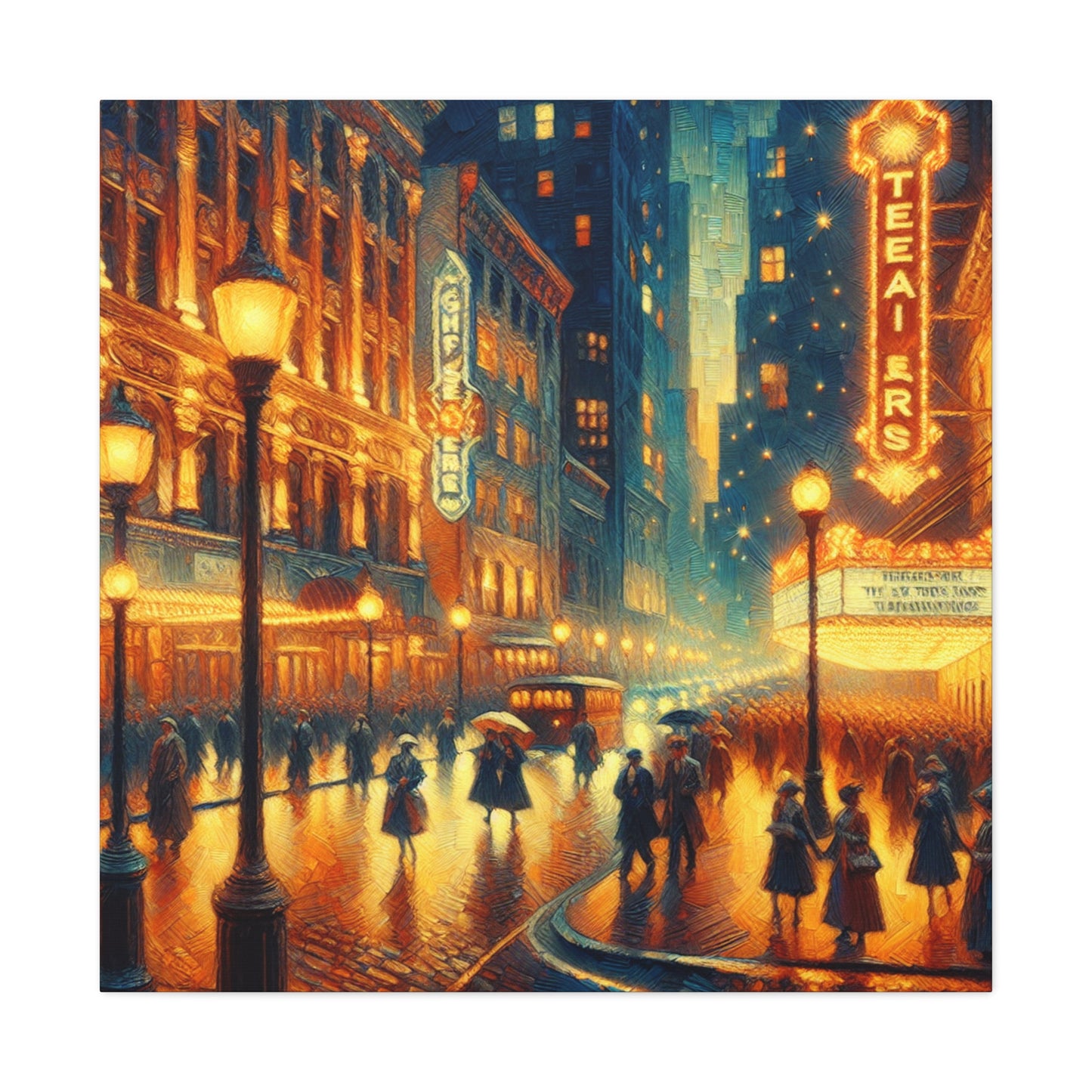 Enchanted Streets of Drama - Canvas