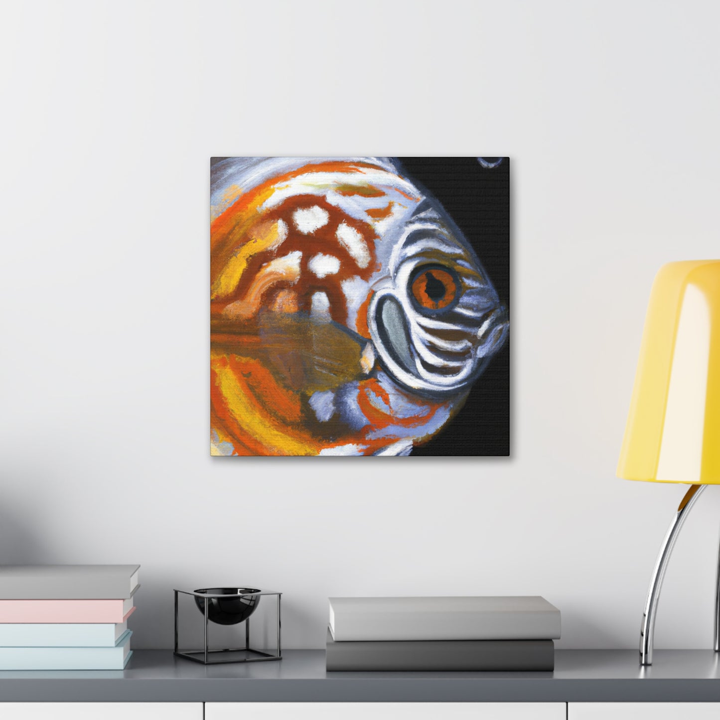 Discus in Hyperrealism - Canvas