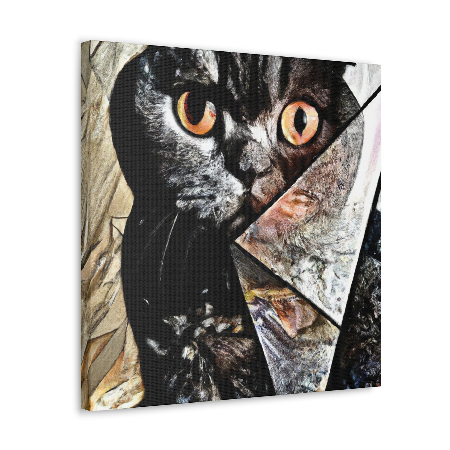 Folded Cat Dreamscape - Canvas