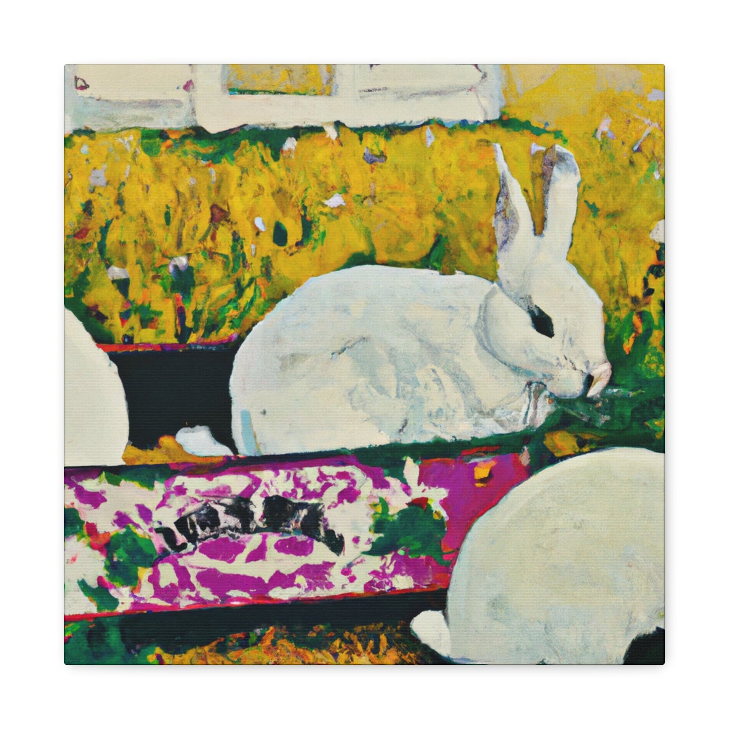 "Rabbit in Repose" - Canvas