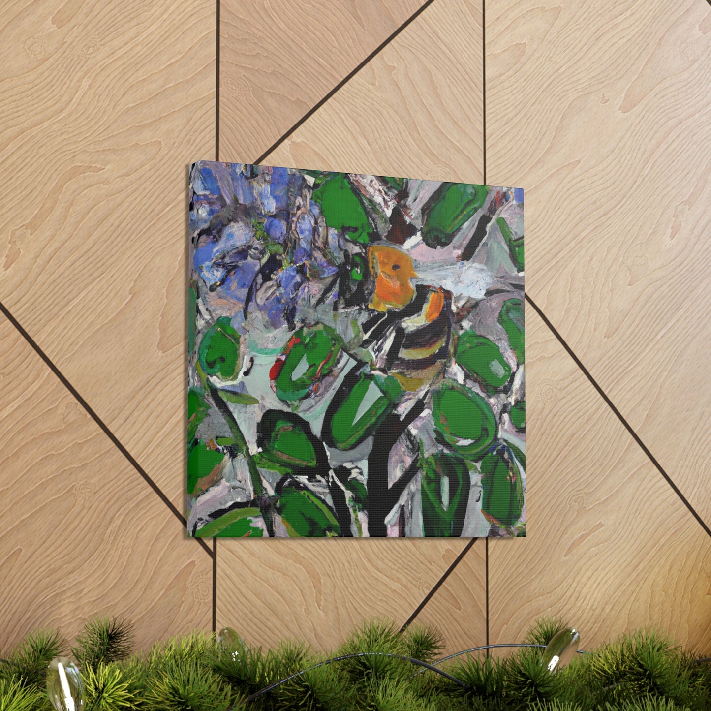 "Bumblebee Abstraction Dance" - Canvas