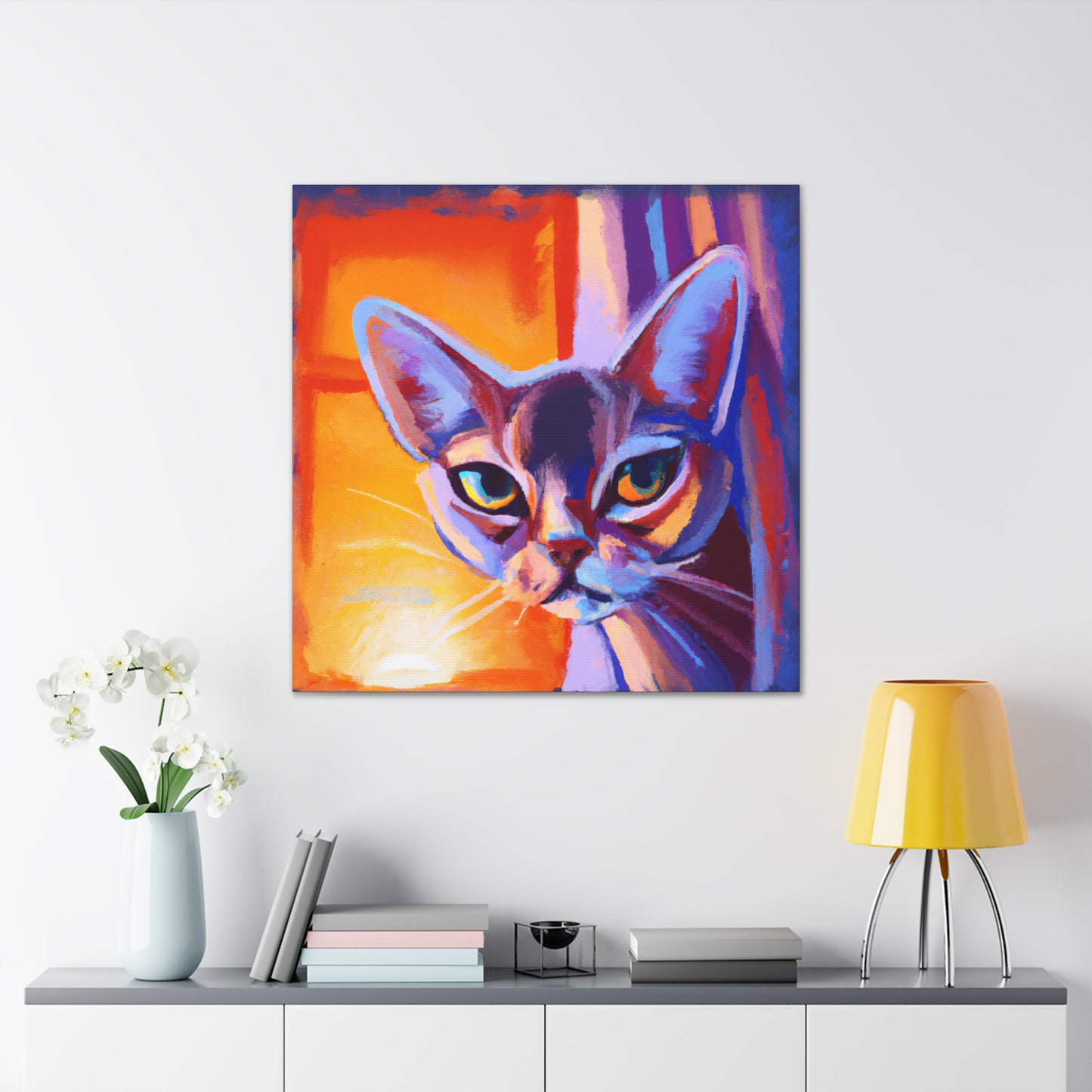 "Abyssinian Art Deco Dream" - Canvas