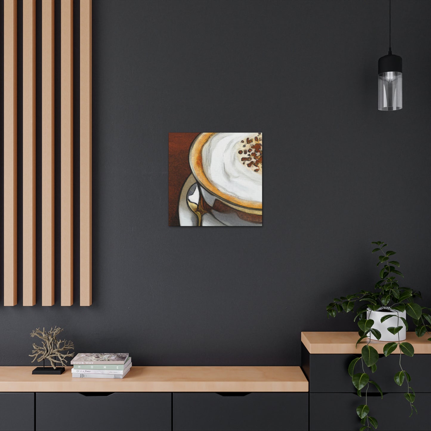 Cappucino in Art Deco - Canvas