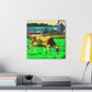 "Cow On The Farm" - Canvas