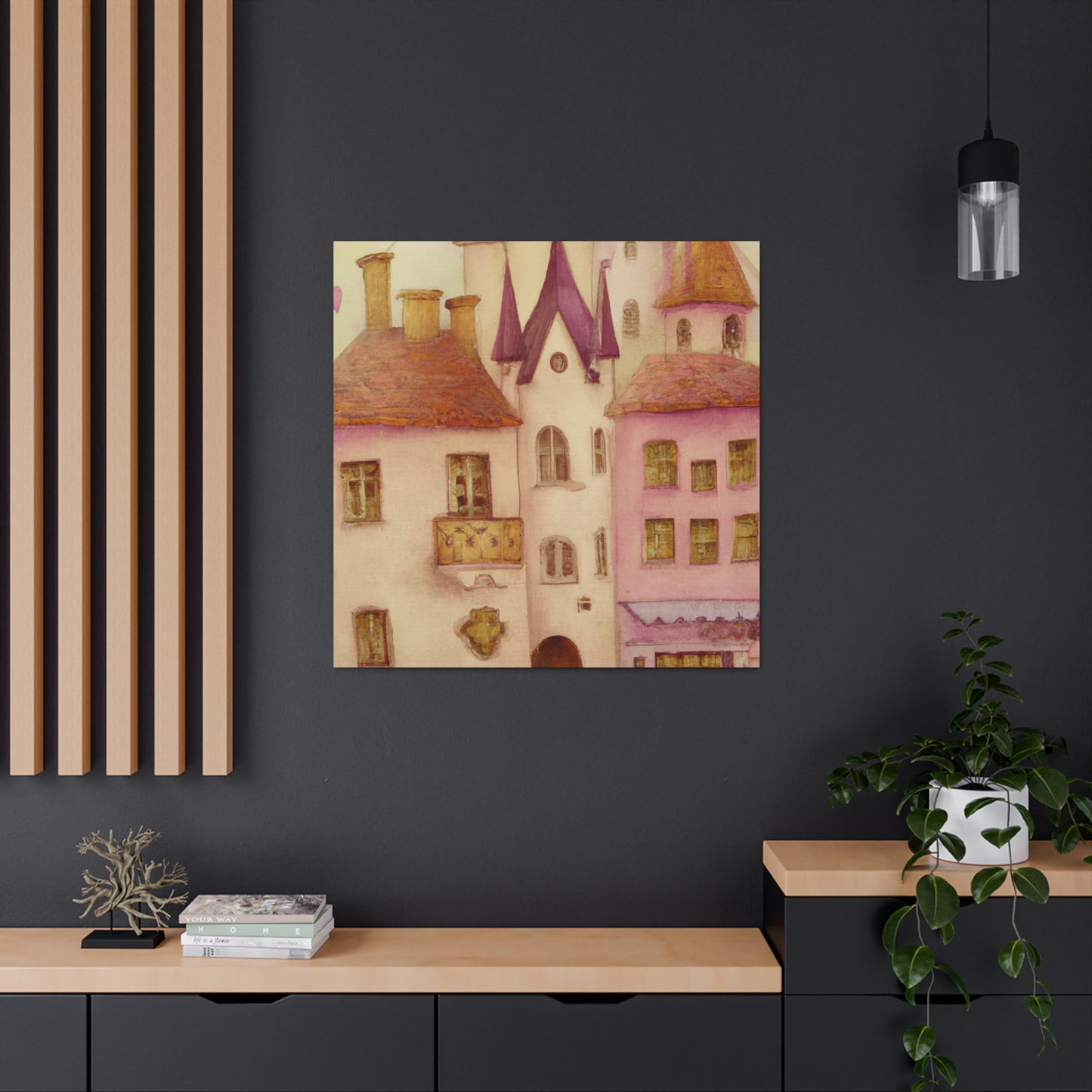 "Royal Tudor Reflection" - Canvas