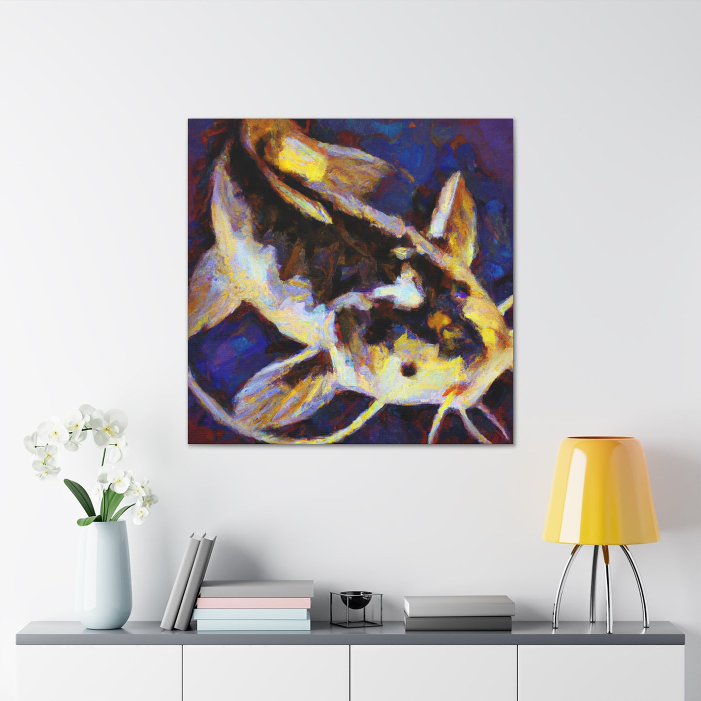 Corydoras Catfish Hues - Canvas