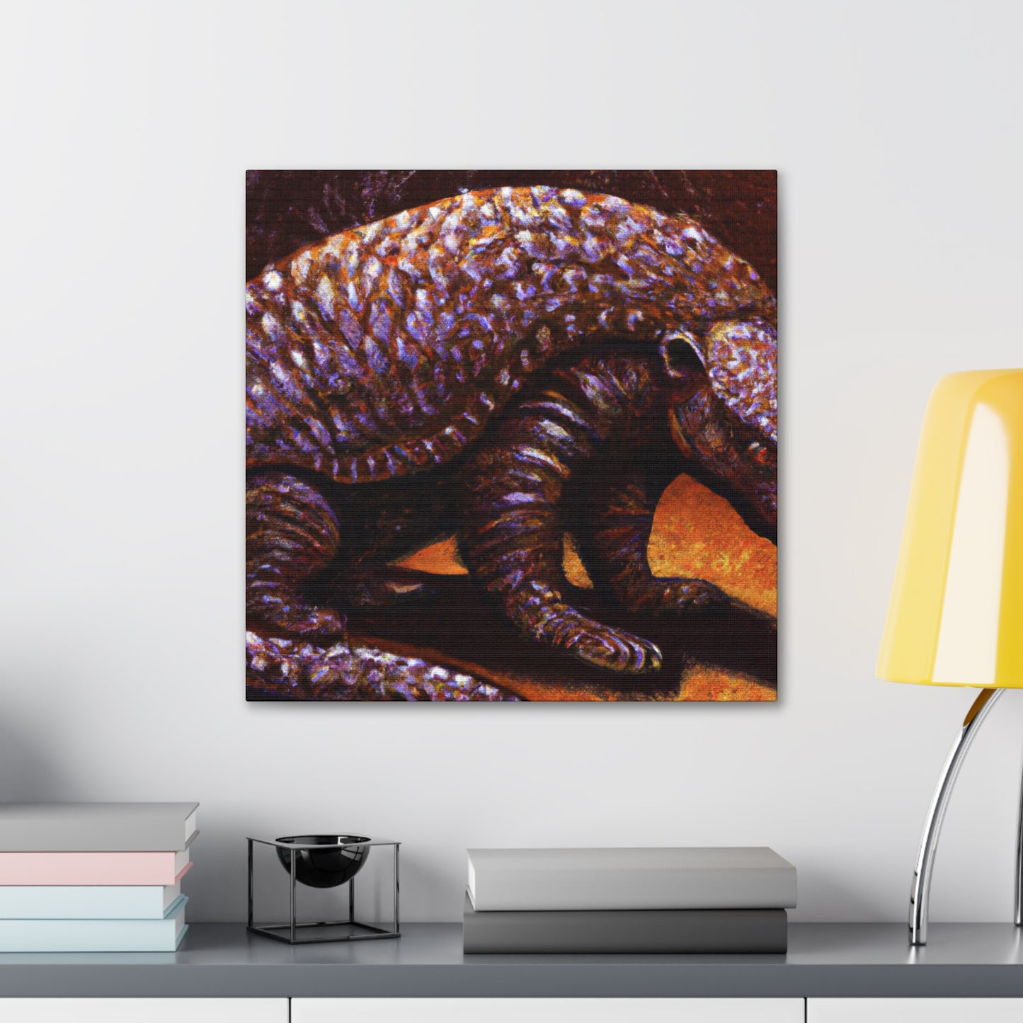 "Pangolin in Impressionism" - Canvas