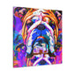 "English Bulldog Portrait" - Canvas