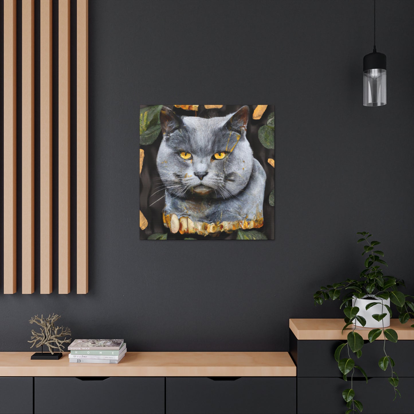 "Purrfect British Shorthair" - Canvas