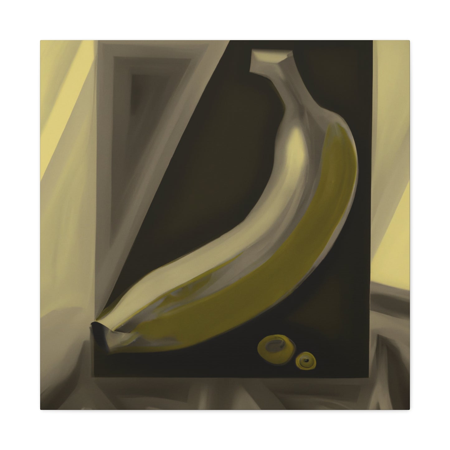 "Bananna Deco Delight" - Canvas