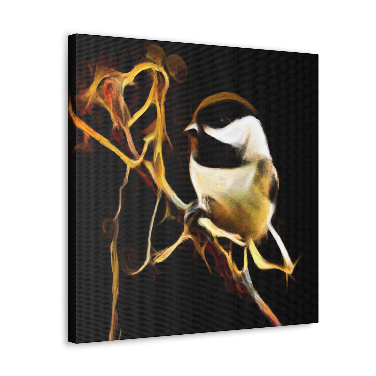 "Chickadee: A Portrait" - Canvas