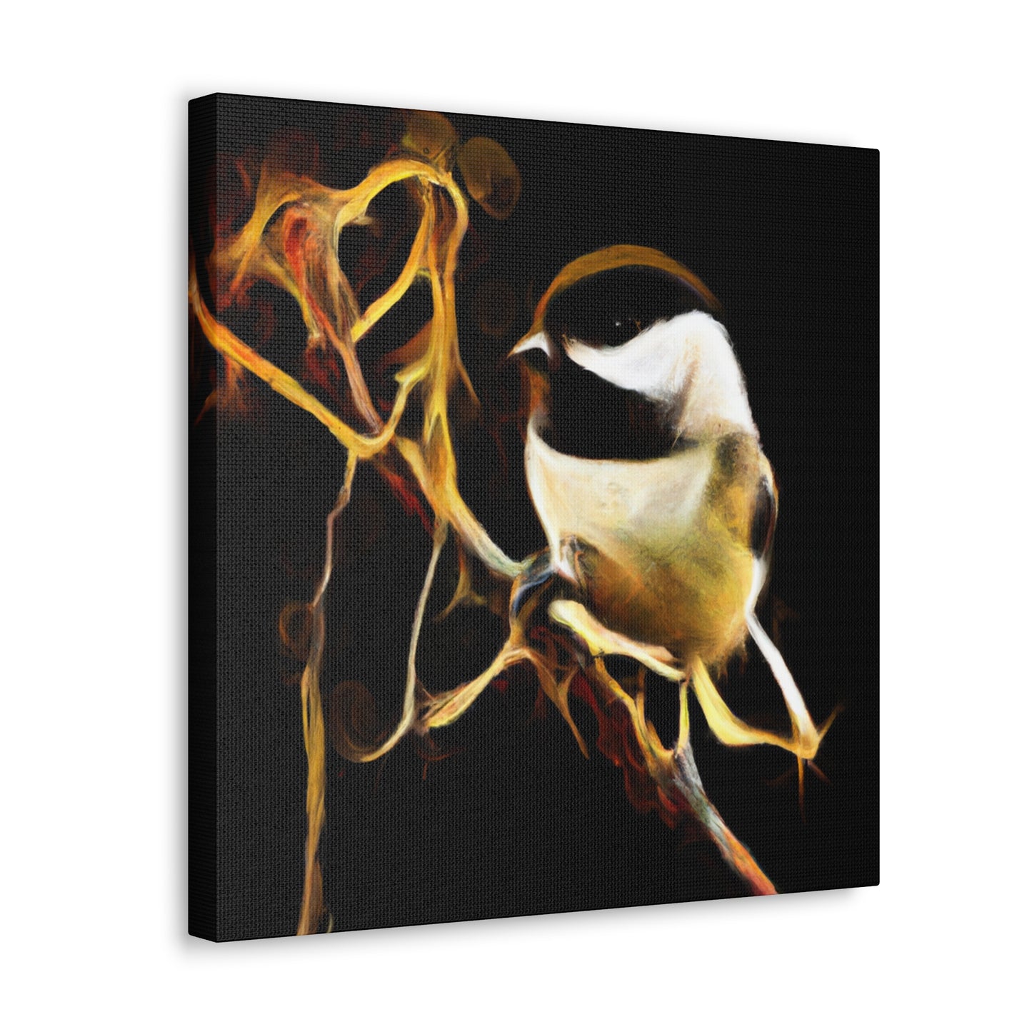 "Chickadee: A Portrait" - Canvas