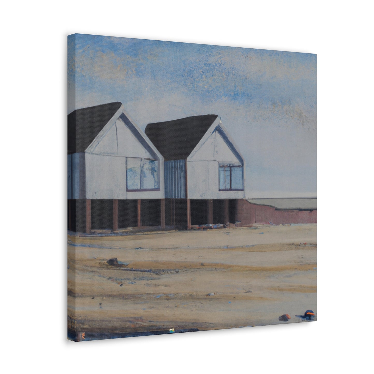 "Cottage Coast Reflection" - Canvas