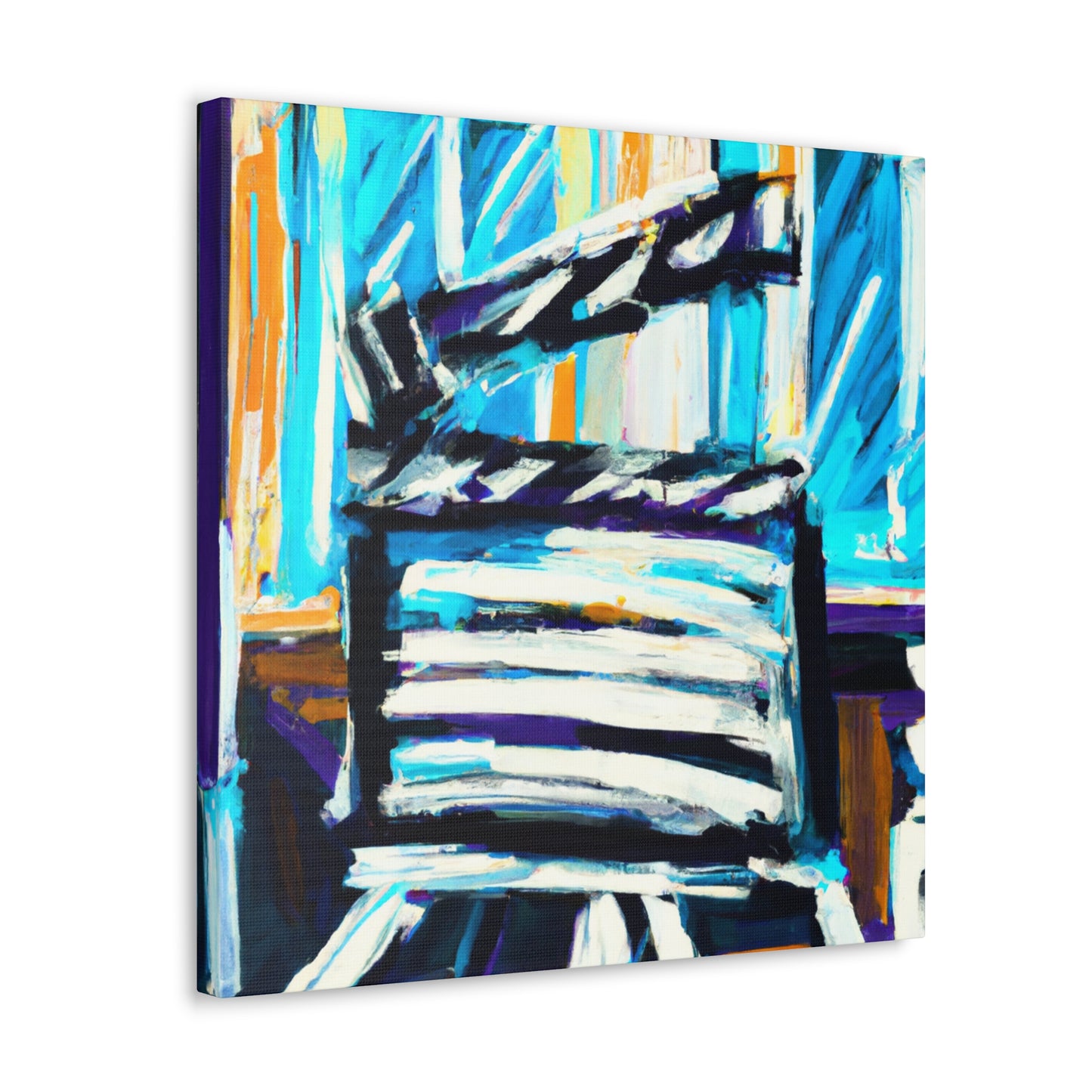 "Clapboard Cinematic Dreaming" - Canvas