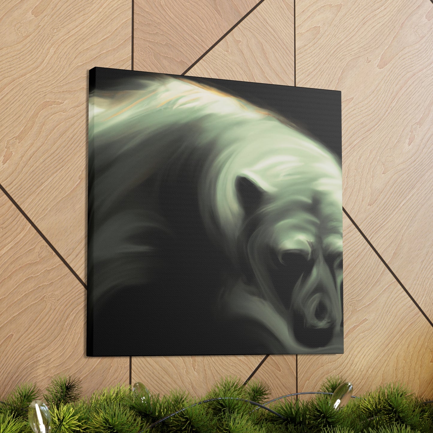 Polar Bear Dreamscape - Canvas