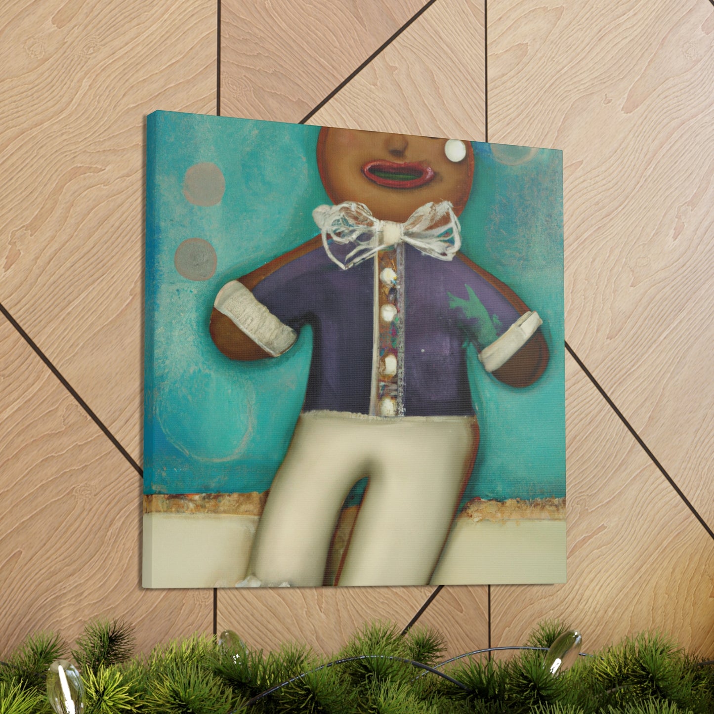 Gingerbread Man Dreamscape - Canvas