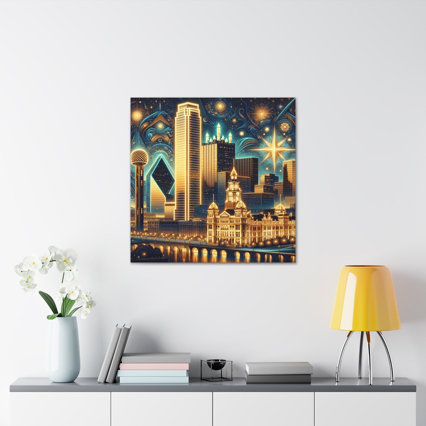 "Enchanting Dallas Horizons" - Canvas