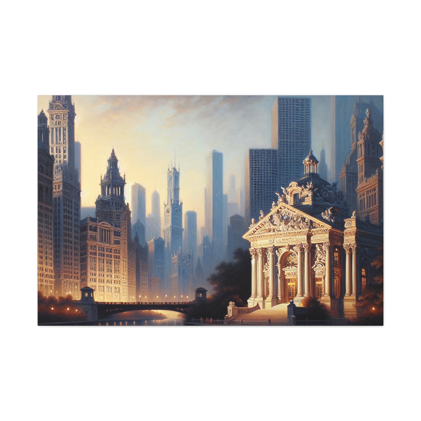 "Enchanting Chicagoland Elegance" - Canvas