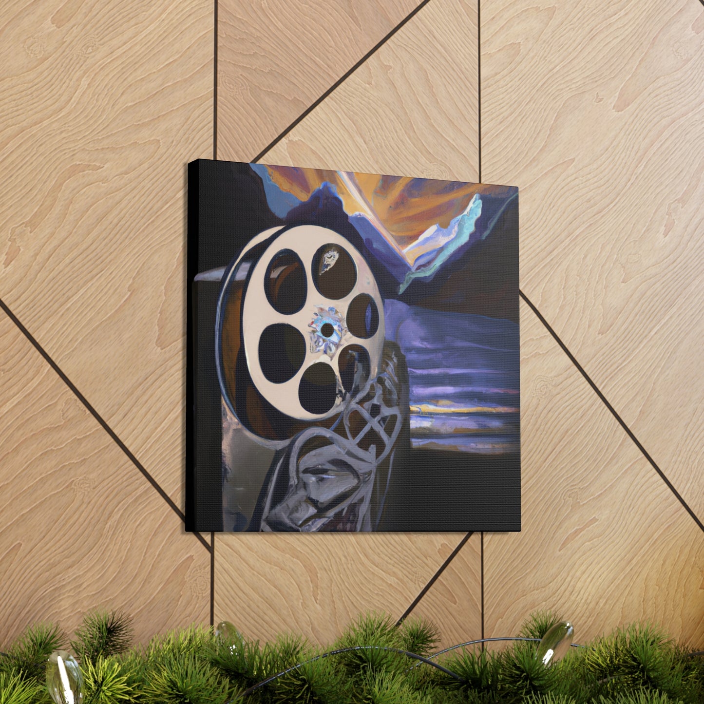 "Vintage Reel Memories" - Canvas