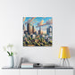 "Sacramento: Dreamlike Metropolis" - Canvas