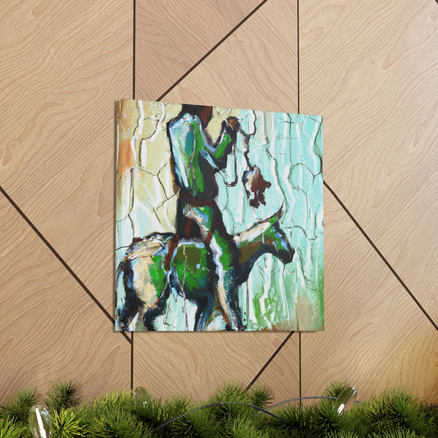 Cowboys on Wild Steeds - Canvas