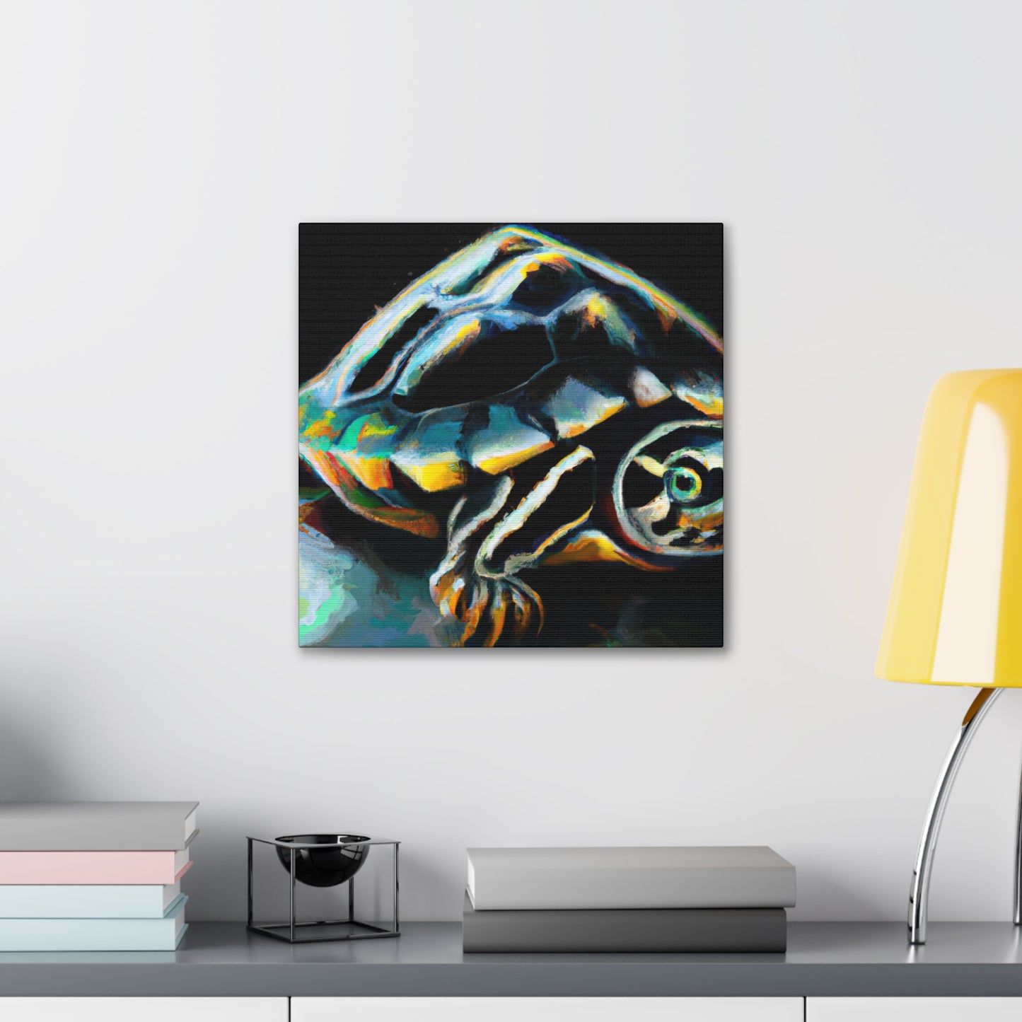 "Box Turtle Reflection" - Canvas