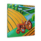 "Tractor of the 1920s" - Canvas