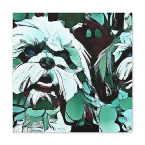 Fur and Feathers Shih Tzu - Canvas