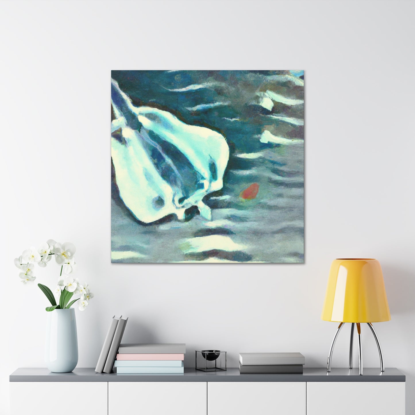 "Stingray in Expressionism" - Canvas