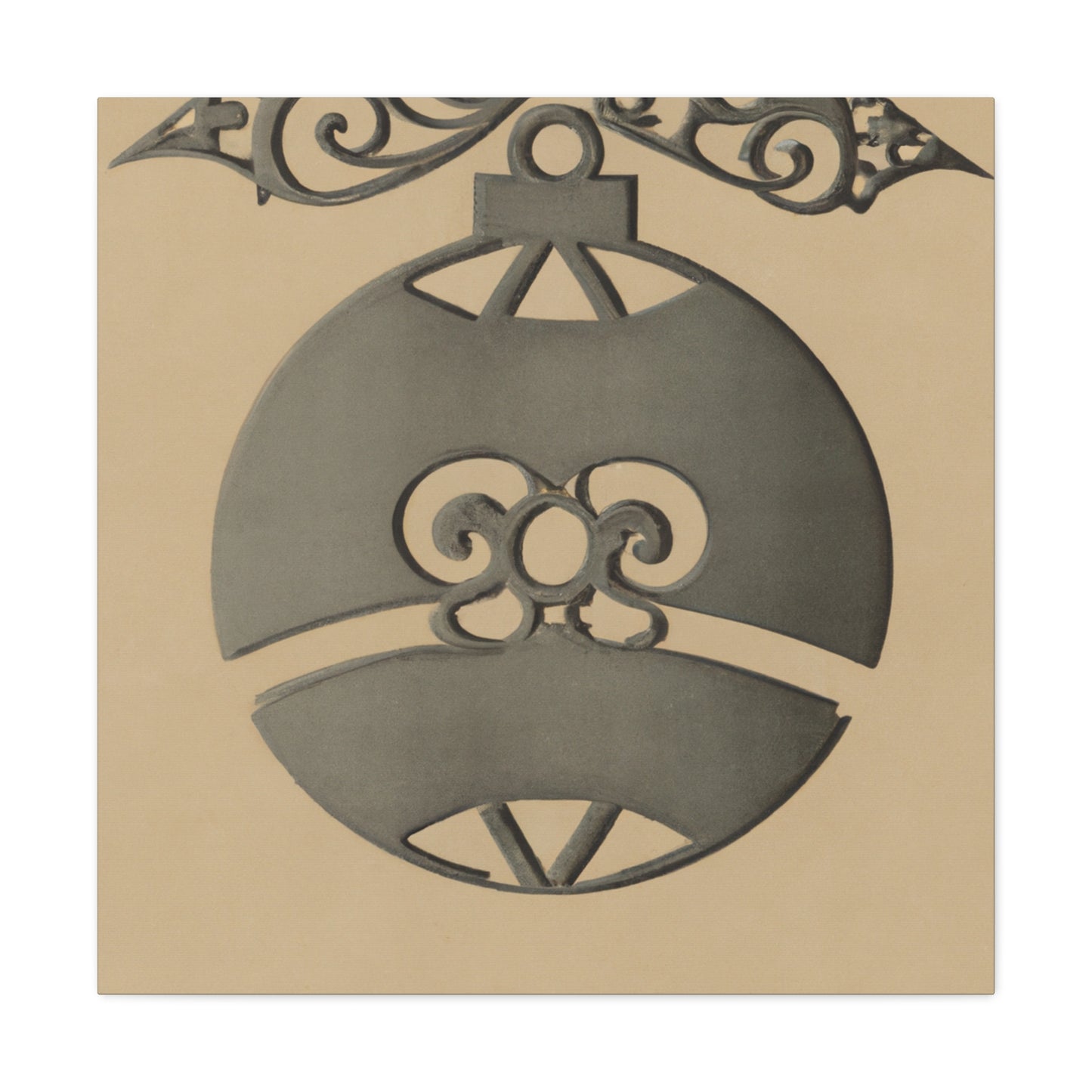 Festive Steampunk Ornament - Canvas