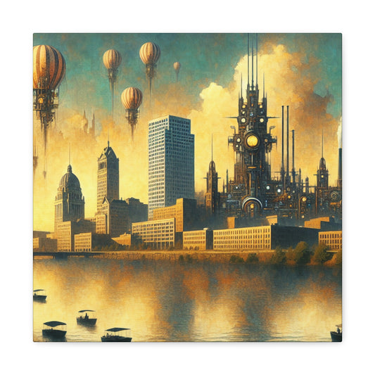 "Mechanical Marvels of Milwaukee" - Canvas