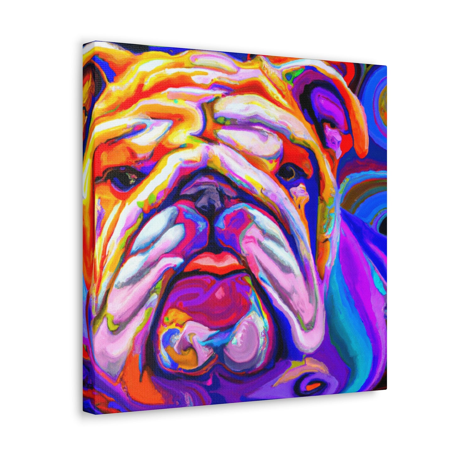 Bulldog in a Dream - Canvas