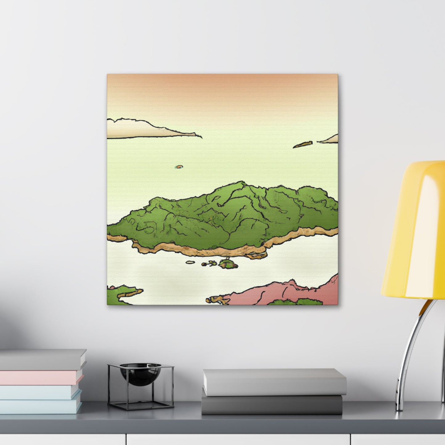 Island of Dreams Painting - Canvas