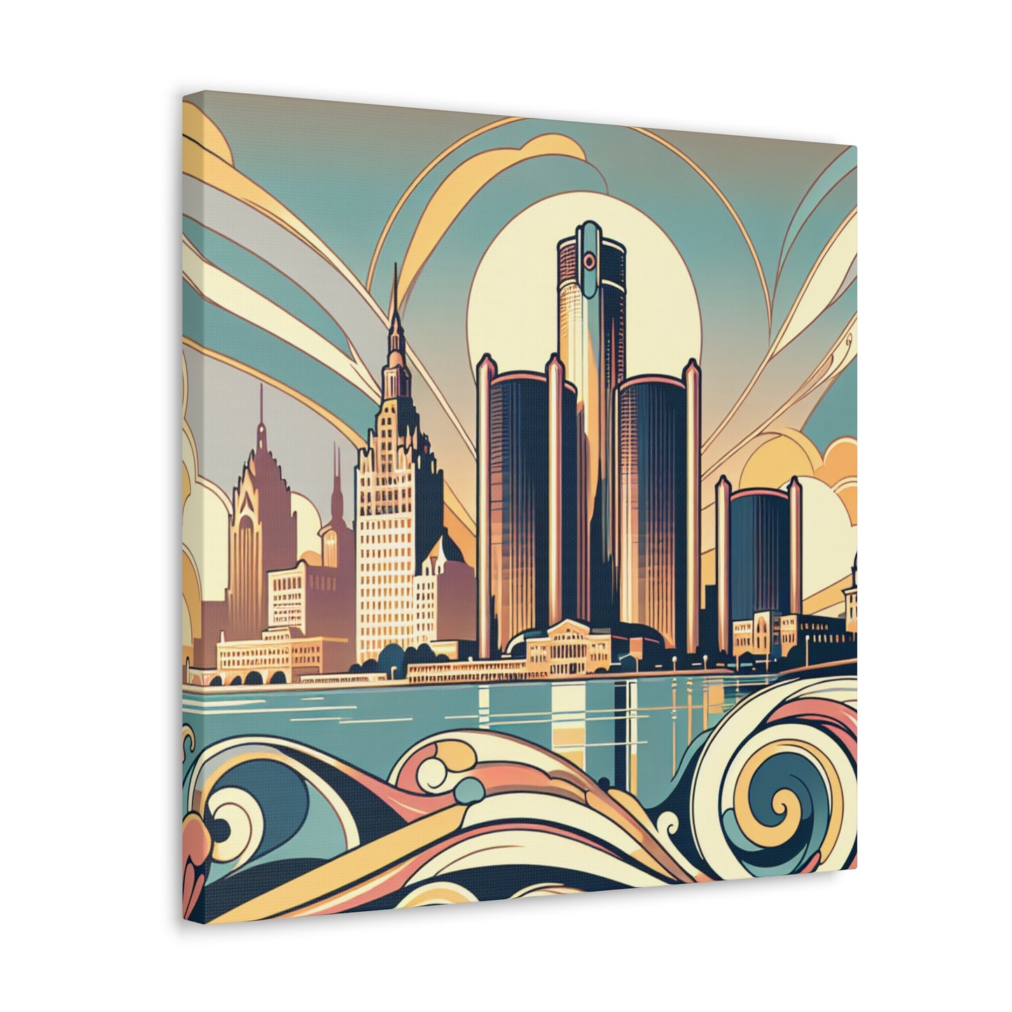 "Enchanting Essence of Detroit" - Canvas