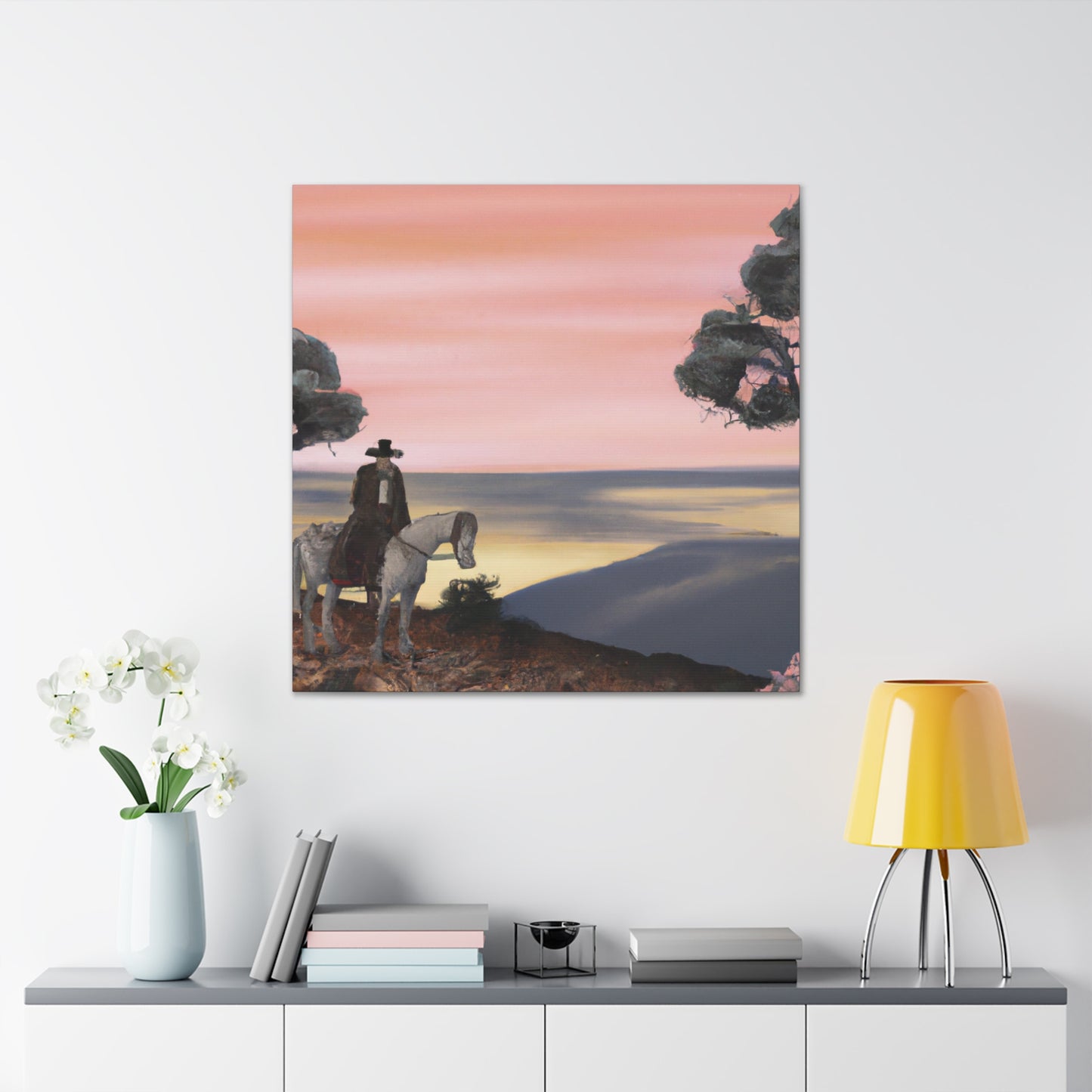 Western Landscape Vista - Canvas