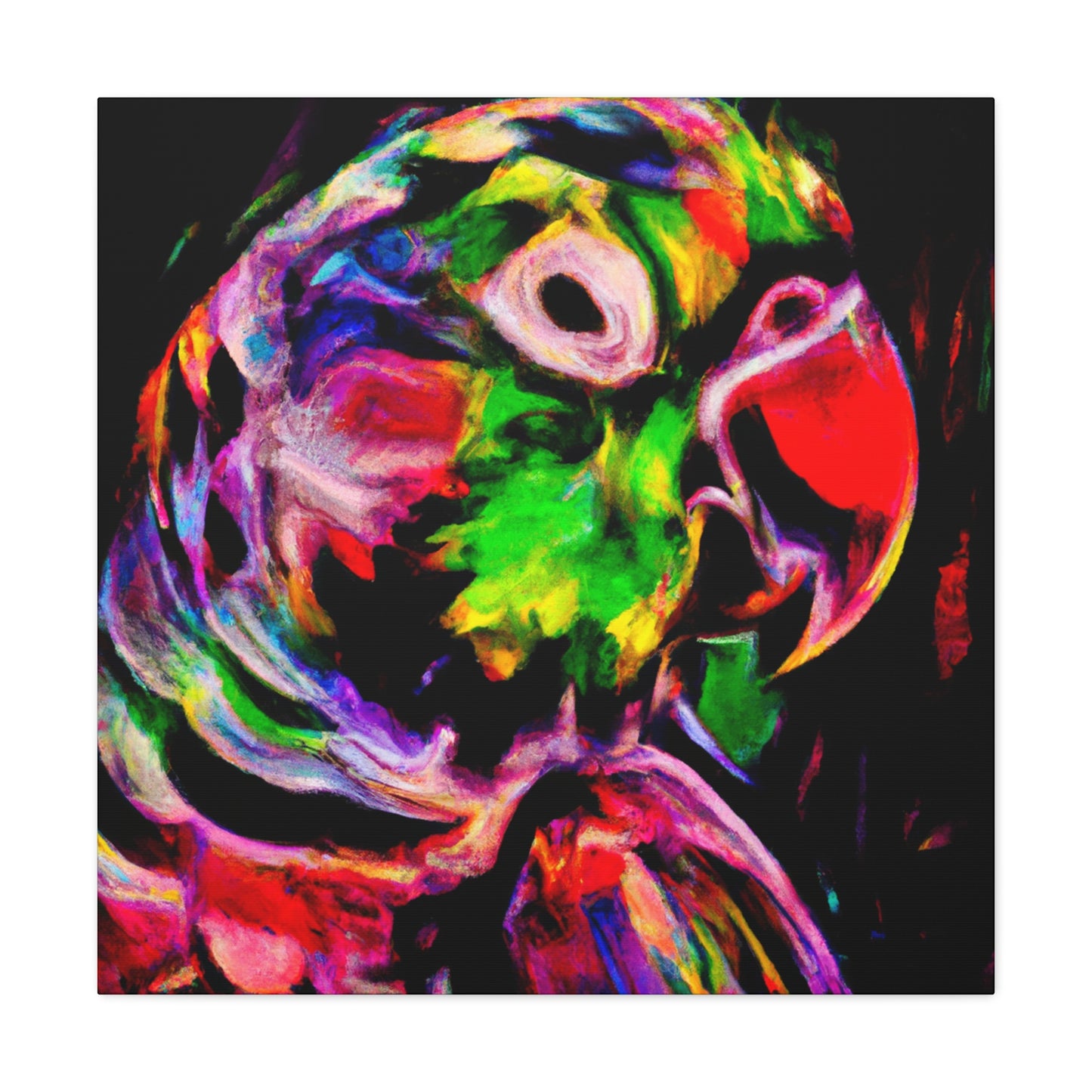 Bright Conure Delight - Canvas