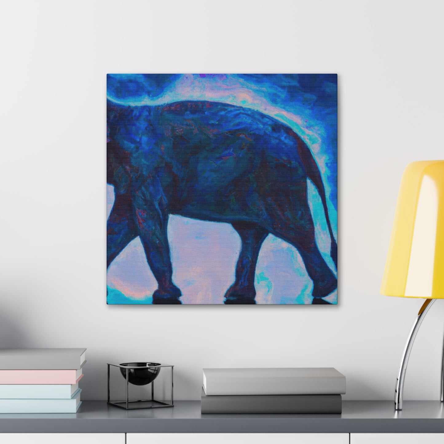 Elephant in Impressionism - Canvas