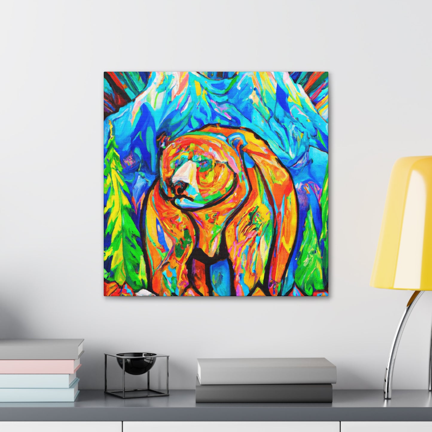 Bear with Dignity. - Canvas