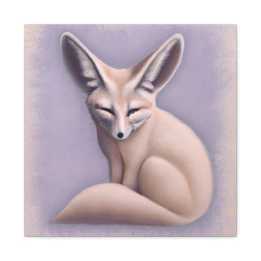 Fennec Fox Art Deco - Canvas