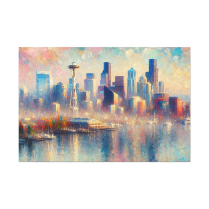 "Serenade of Seattle" - Canvas