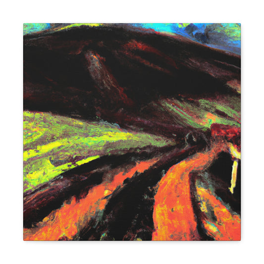 Country Road by Night - Canvas