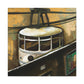 "Cable Car Dreamscape" - Canvas