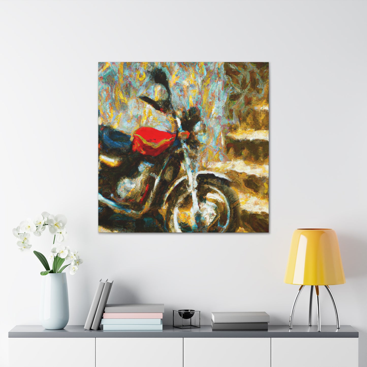 Speed on Two Wheels - Canvas