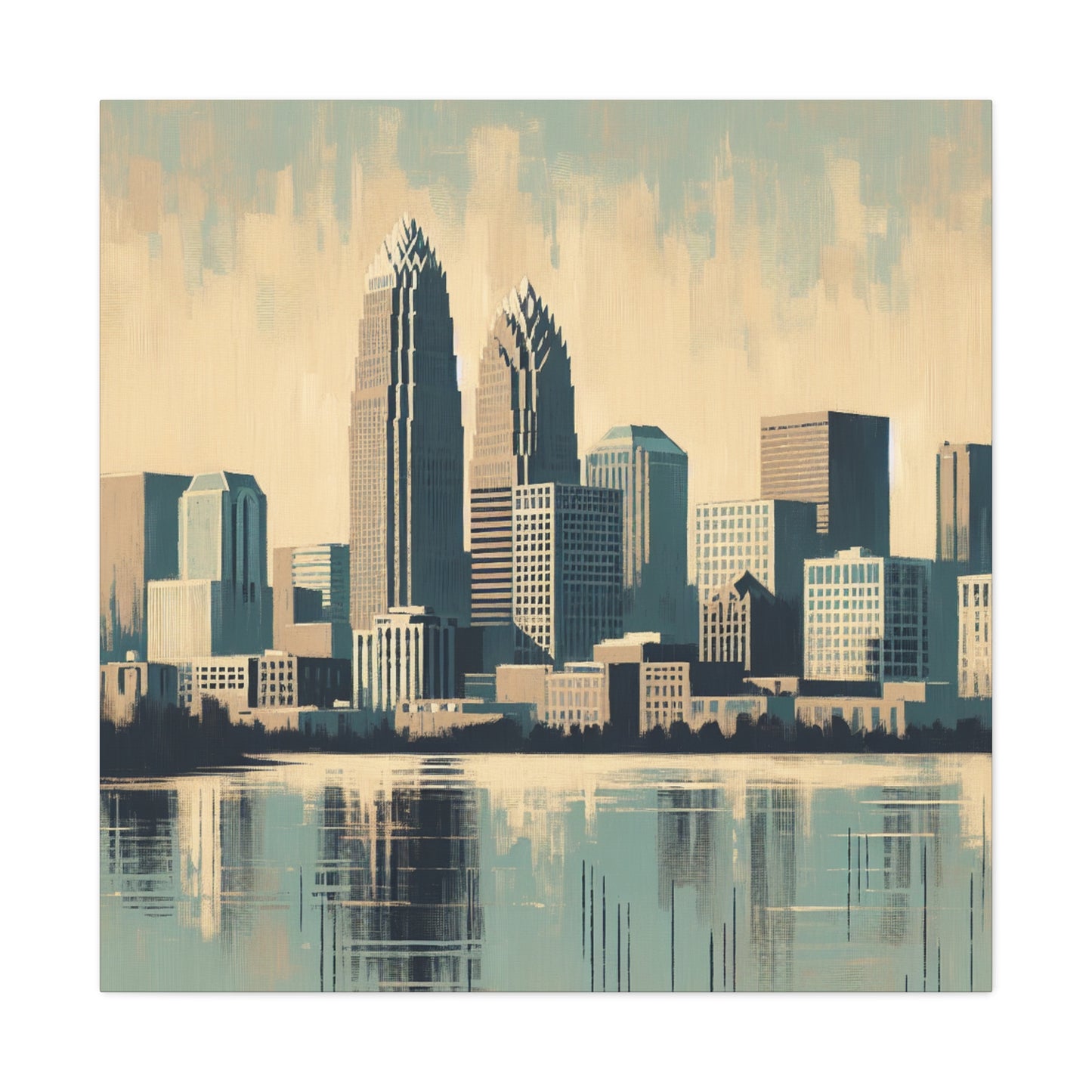 "Southern City Whispers" - Canvas