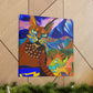 Bobcat in Wonderland. - Canvas