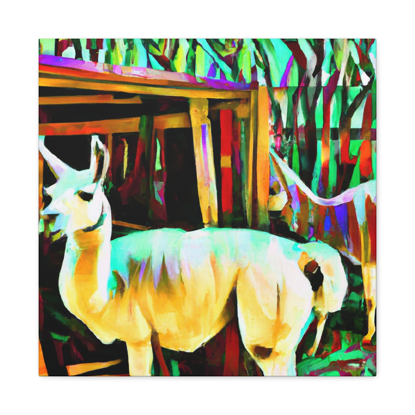 Llama's Lurid Liberation - Canvas